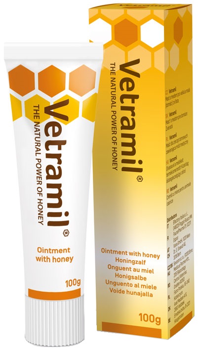 VETRAMIL Unguento Miele100g img 2