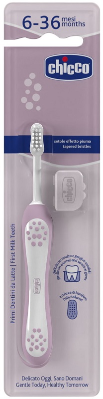 Spazzolino rosa chicco dai 6 mesi