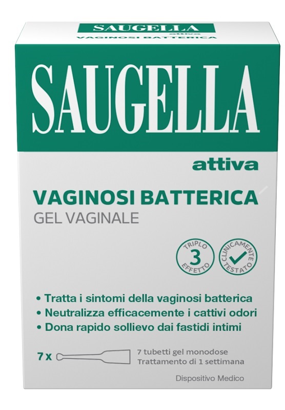 SAUGELLA ATTIVA VAGINOSI BATTERICA GEL VAGINALE 7 TUBETTI MONODOSE