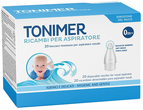 Ricambi Aspiratore Nasale Tonimer - 20 pezzi