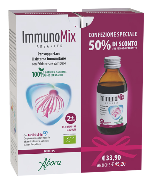 IMMUNOMIX ADVANCED SCIROPPO CONFEZIONE SPECIALE 2 PEZZI