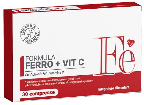 FORMULA FERRO + VIT C 30 CPR