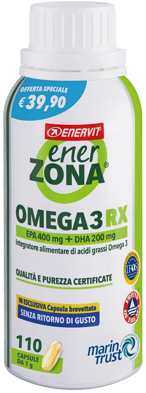 ENERZONA OMEGA 3 RX 110 CAPSULE 1 G OFFERTA SPECIALE