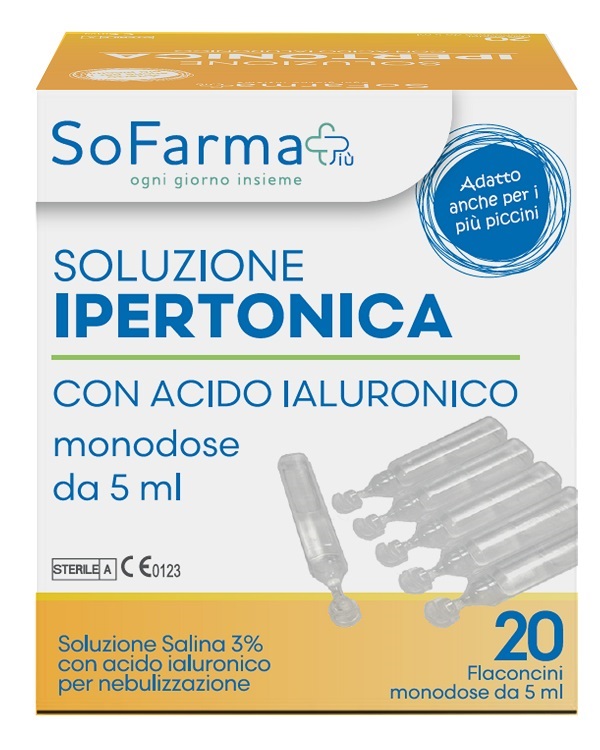 SOLUZ IPERTONICA 3% 20FL SF+