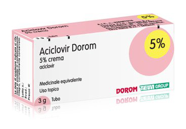 Aciclovir (DOROM) - Crema dermatologica 3 g 5%