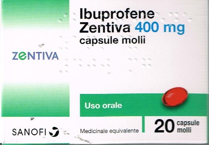 zentiva italia srl ibuprofene (zentiva)*20 cps molli 400 mg