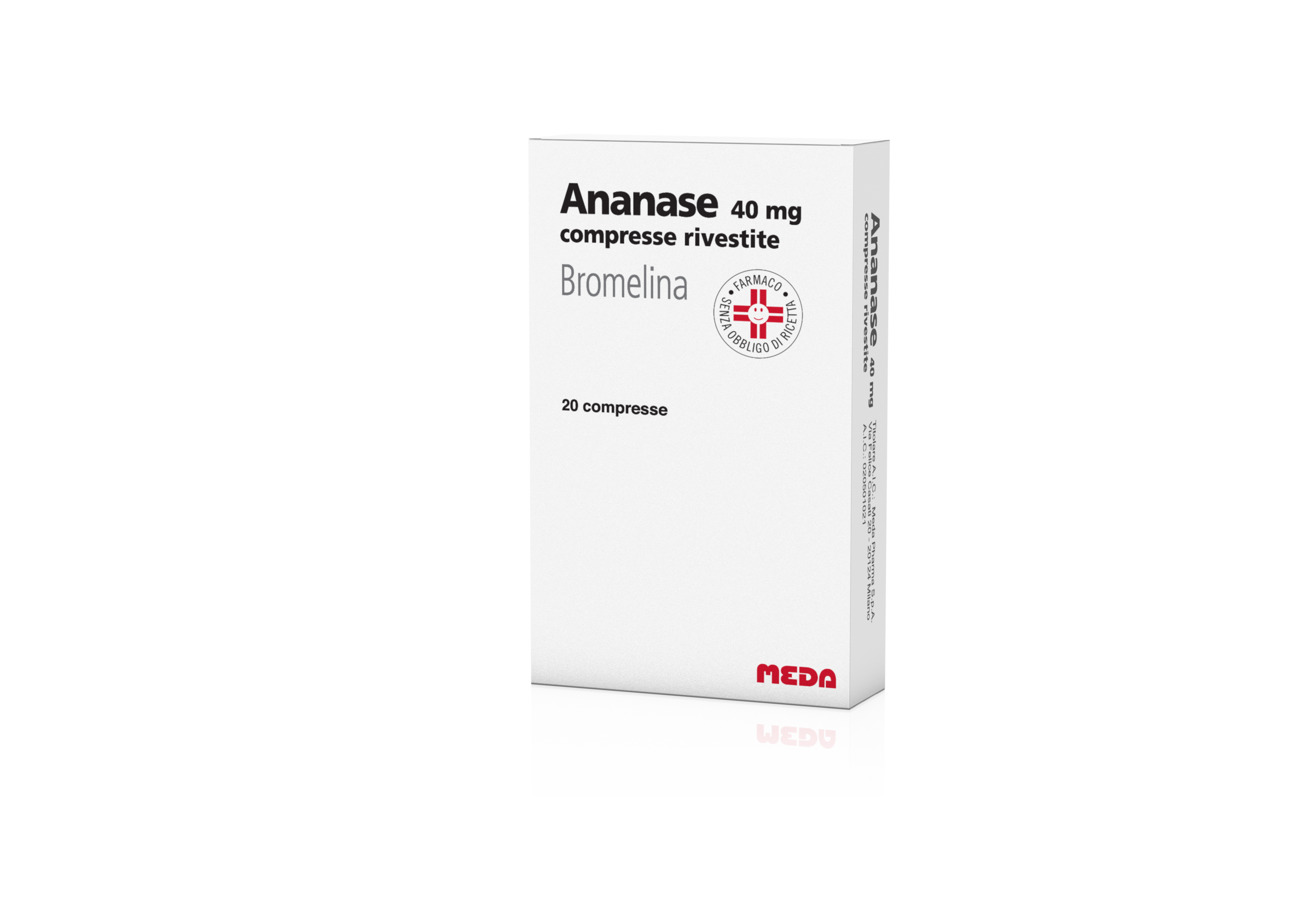 ANANASE*20 cpr riv 40 mg