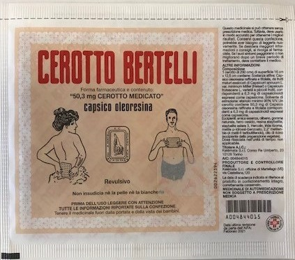 CEROTTO BERTELLI*cerotto medio 16 x 12 cm 3,3%
