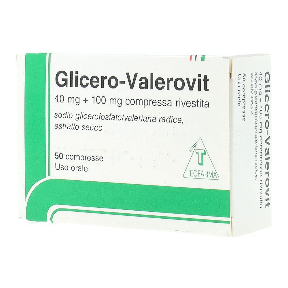 GLICEROVALEROVIT*50 cpr riv 100 mg + 40 mg