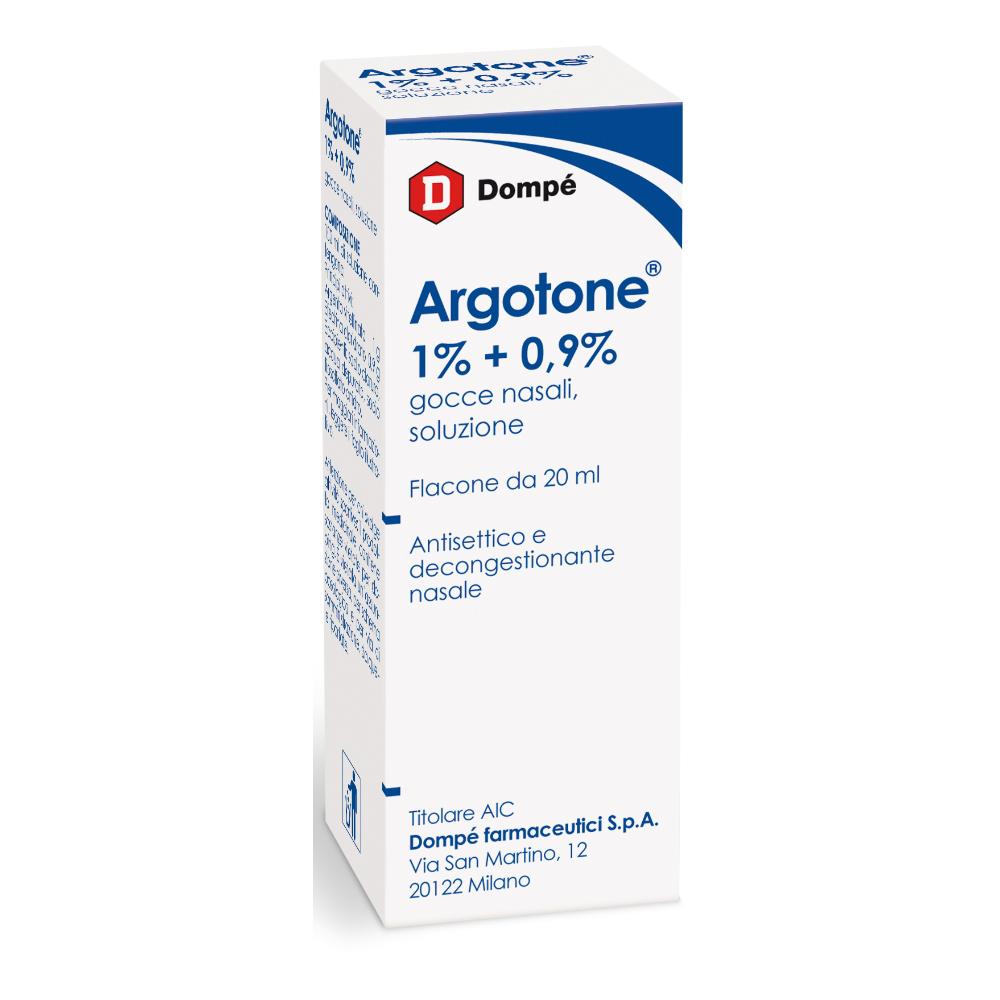 ARGOTONE*gtt rinol 20 ml 1% + 0,9%