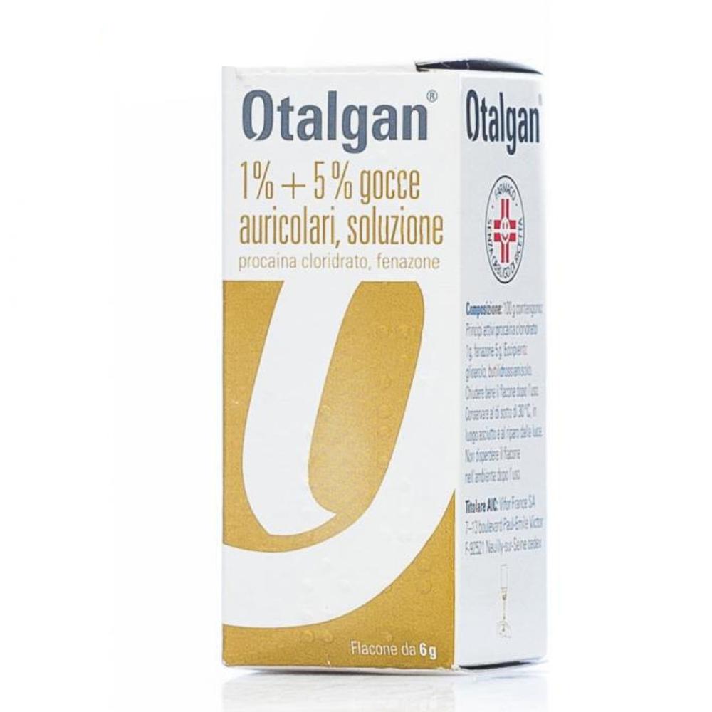 OTALGAN*gocce auricolari 6 g 5% + 1%