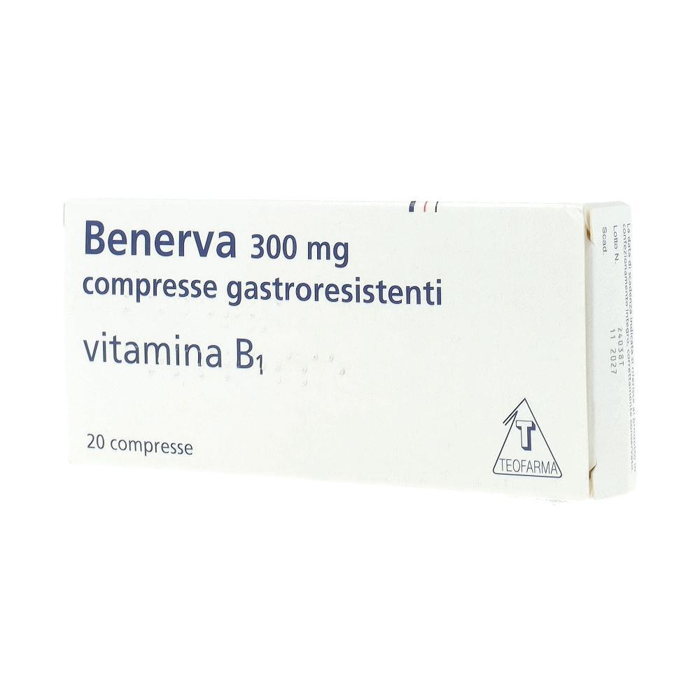 BENERVA*20 cpr gastrores 300 mg