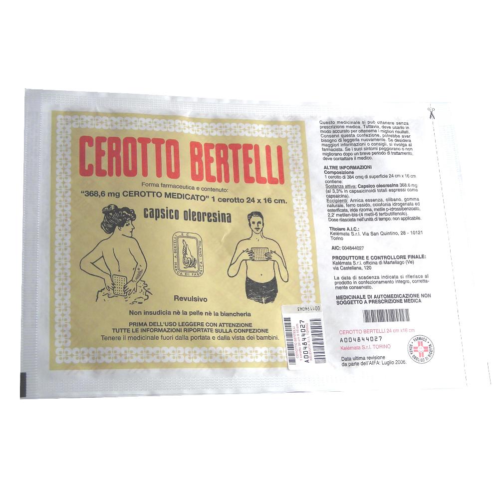 CEROTTO BERTELLI*cerotto grande 16 x 24 cm 3,3%