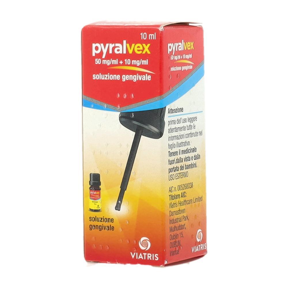 PYRALVEX*soluz gengivale 10 ml 0,5% + 0,1%