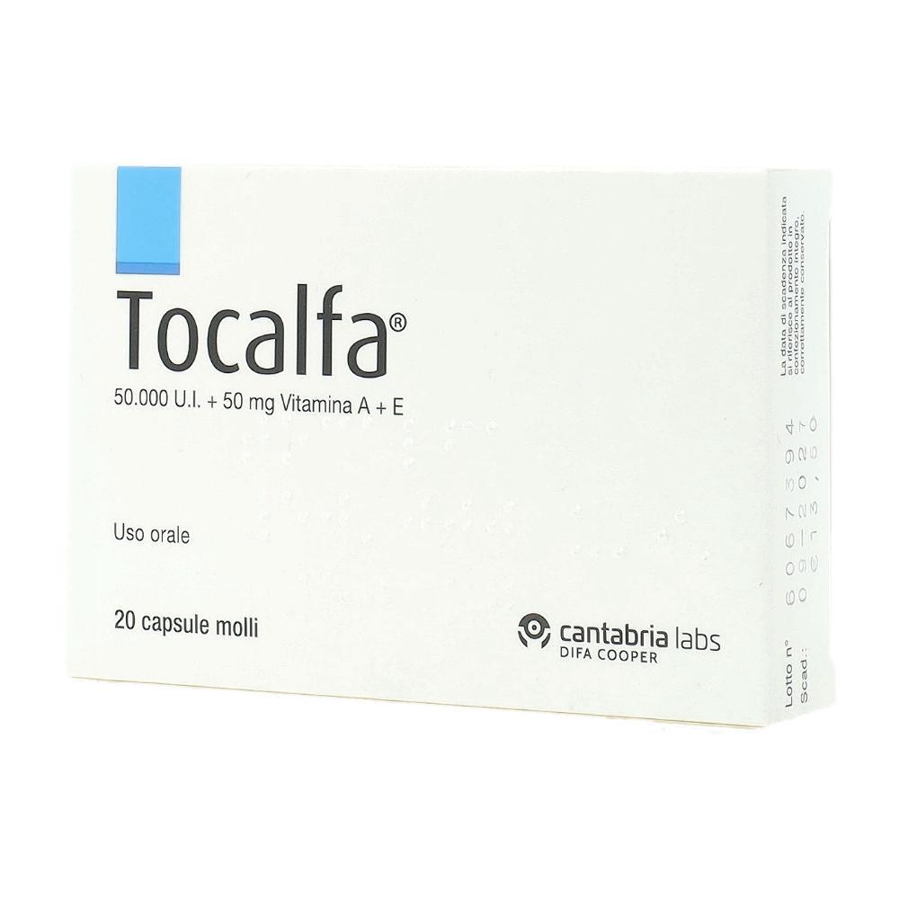 TOCALFA*20 cps molli 50.000 UI+ 50 mg