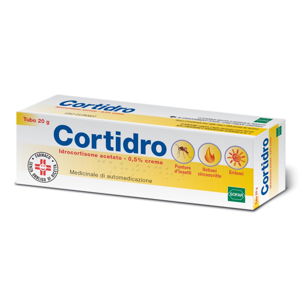 Cortidro crema dermatologica allo 0,5% - tubo da 20 grammi