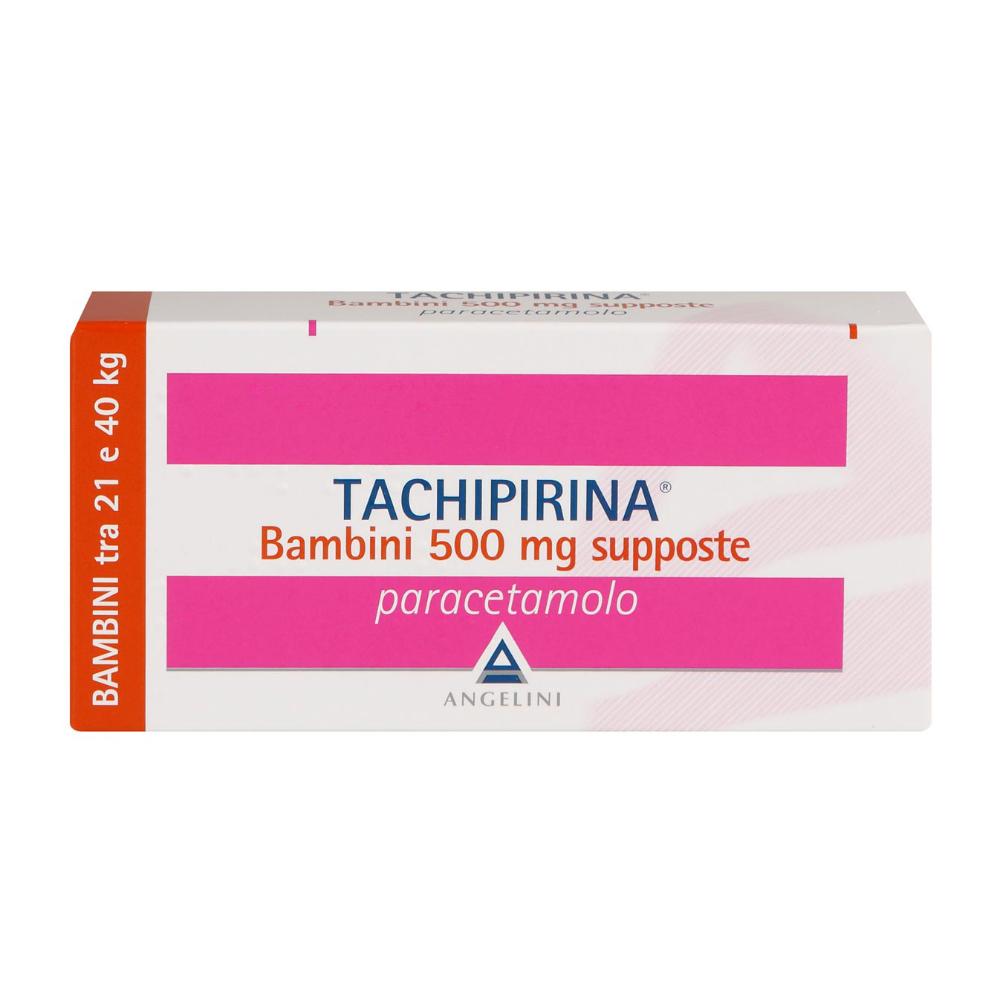 TACHIPIRINA*BB 10 supp 500 mg