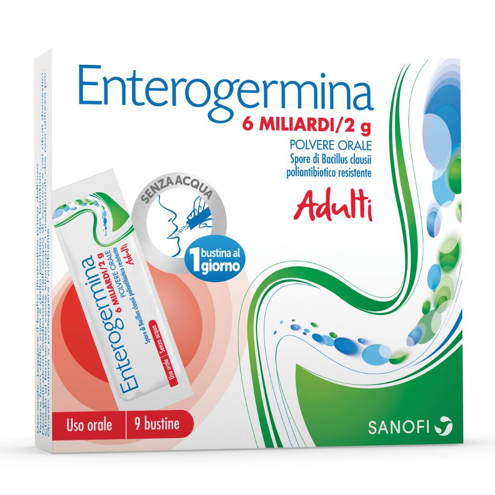 ENTEROGERMINA*orale sosp 9 bust 6 mld/2 g
