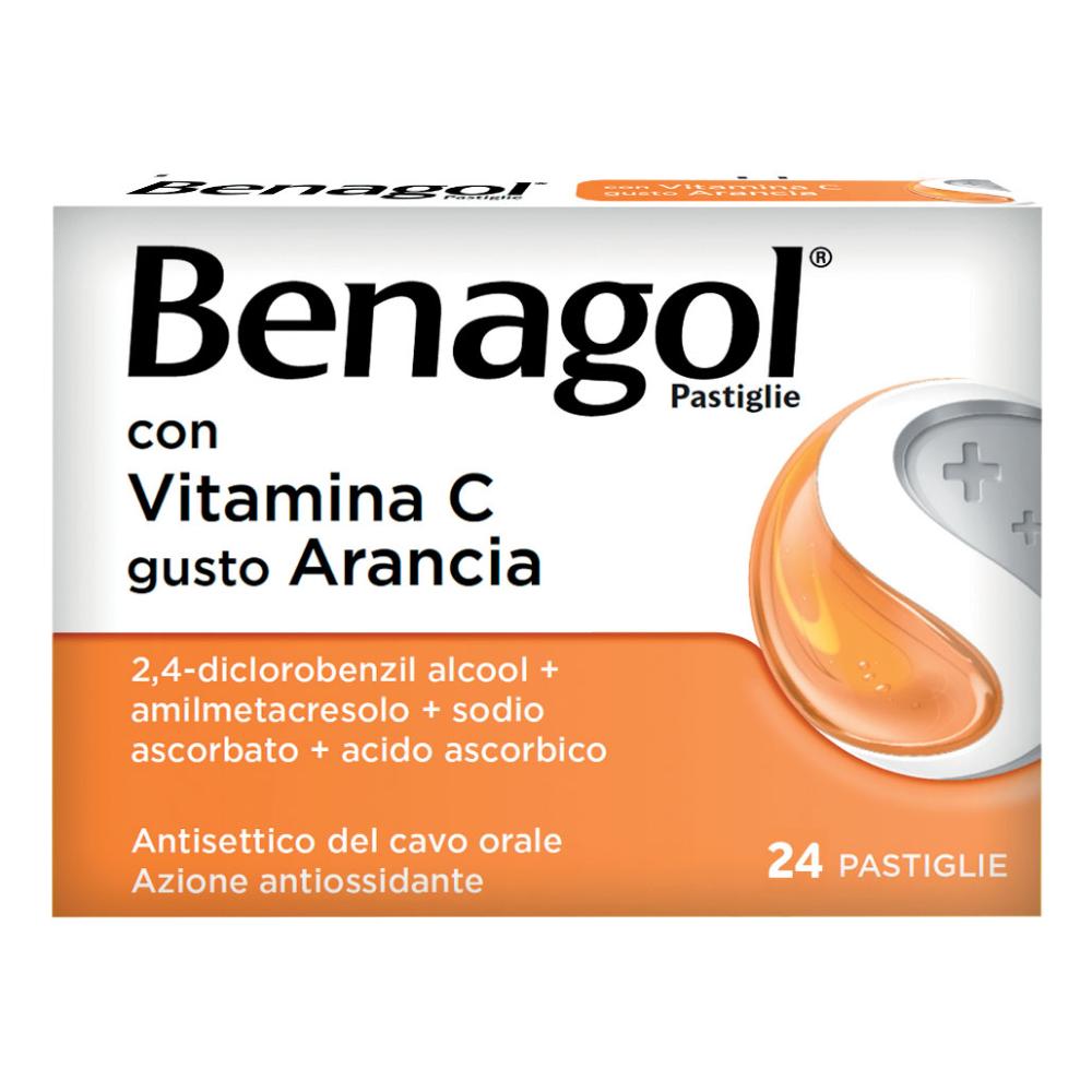 BENAGOL VITAMINA C*24 pastiglie arancia