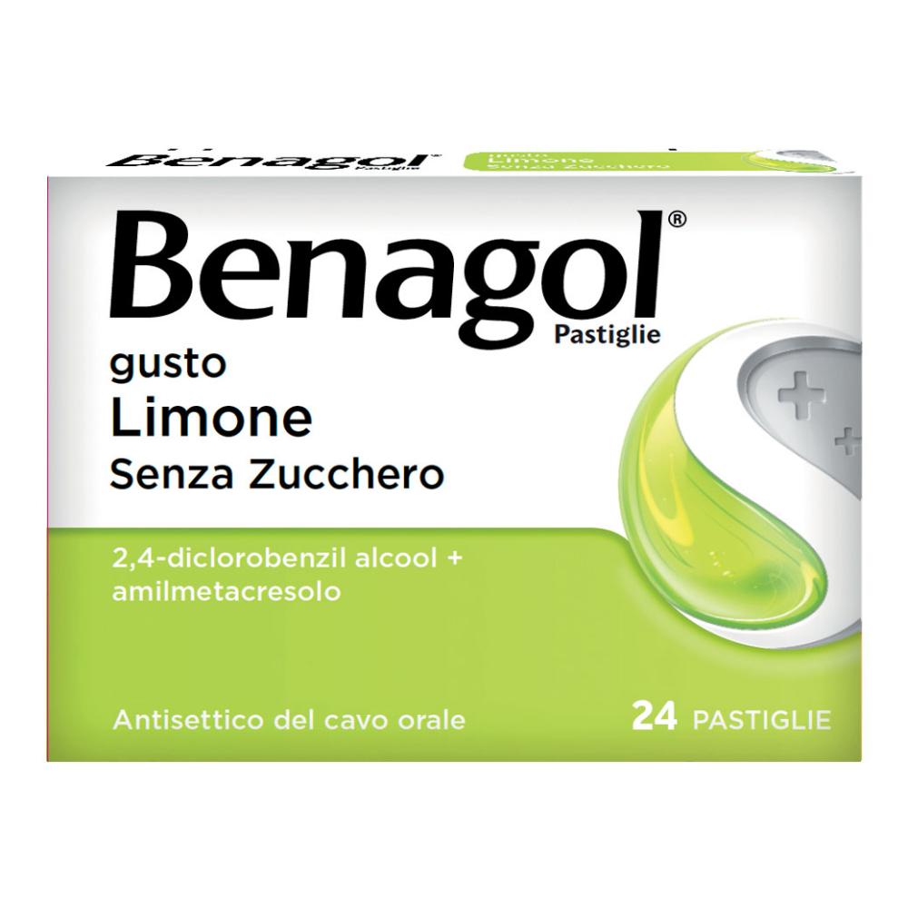 BENAGOL*24 pastiglie 0,6 mg + 1,2 mg limone senza zucchero