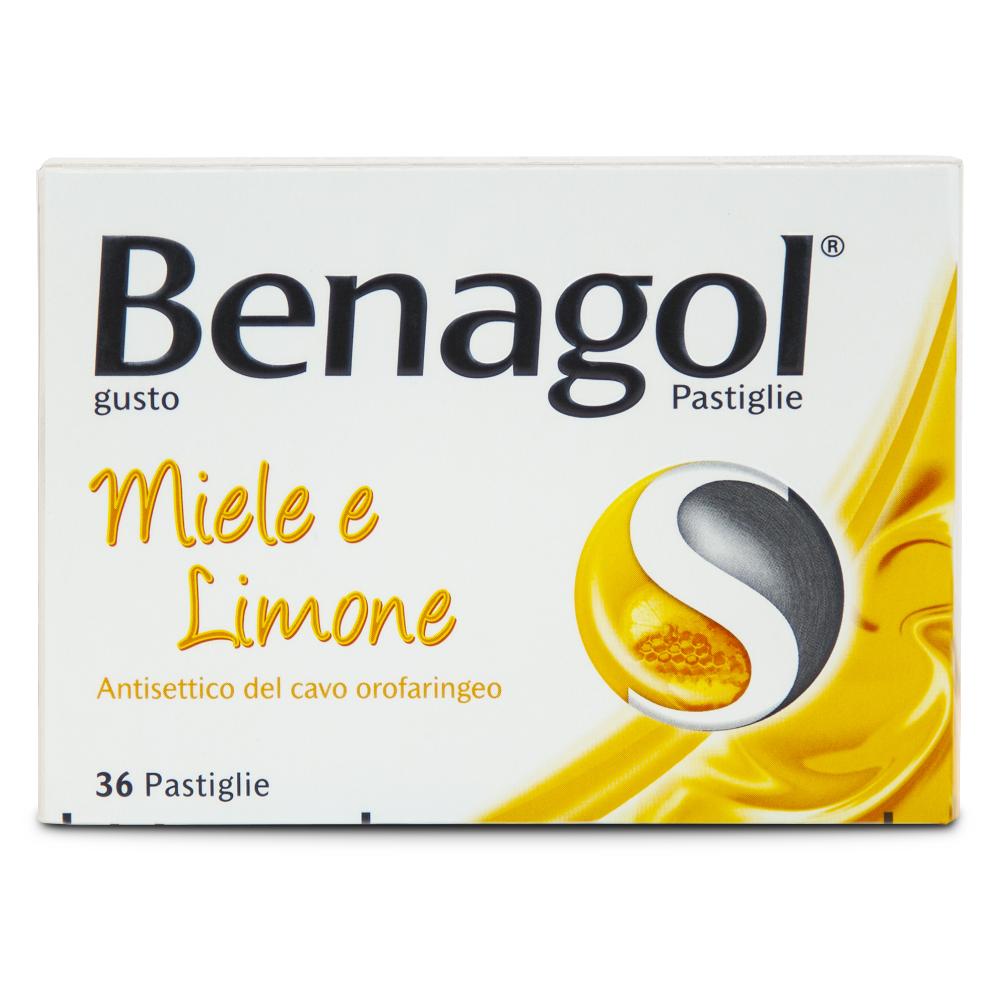 BENAGOL*36 pastiglie 0,6 mg + 1,2 mg miele limone