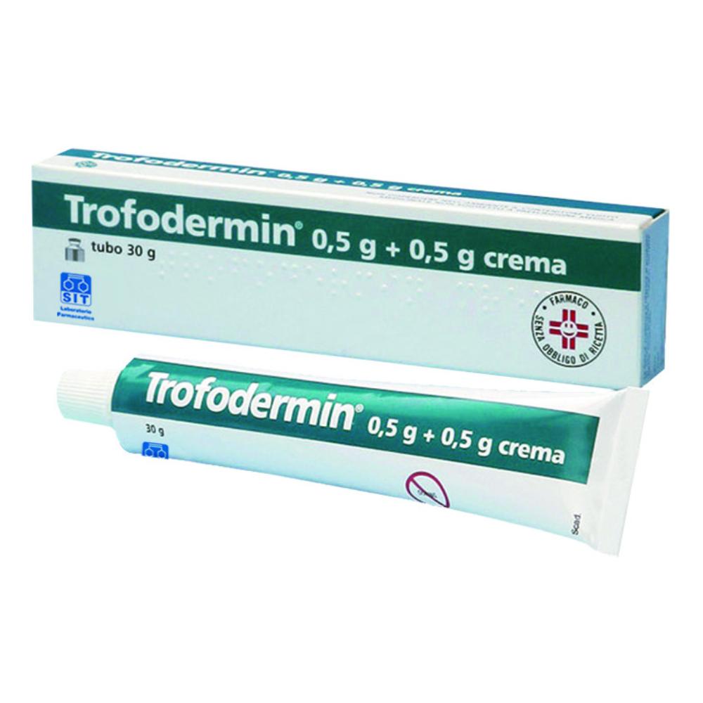 TROFODERMIN*crema derm 30 g 0,5 g + 0,5 g