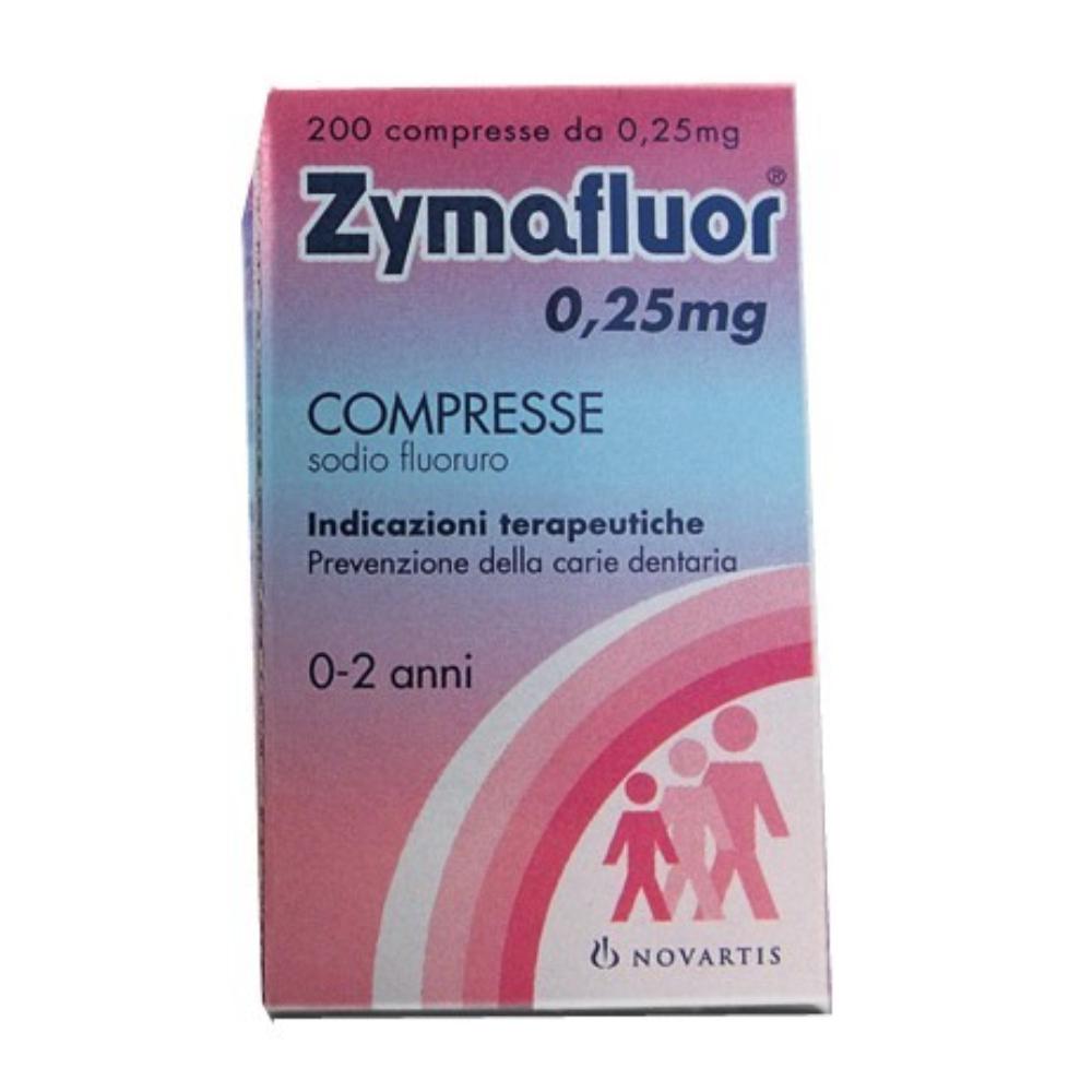 ZYMAFLUOR*200 cpr 0,25 mg