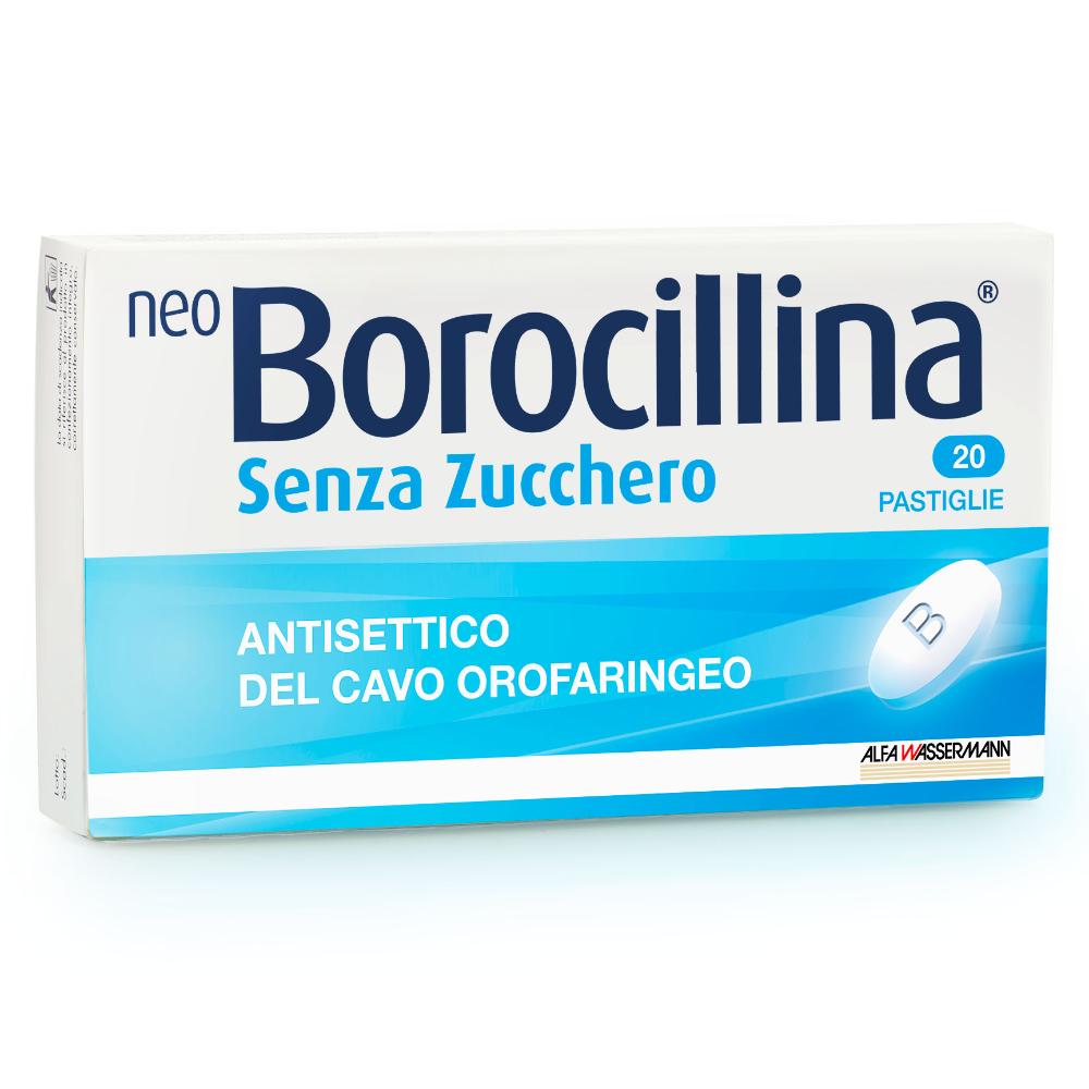 NEOBOROCILLINA*20 pastiglie 1,2 mg + 20 mg senza zucchero