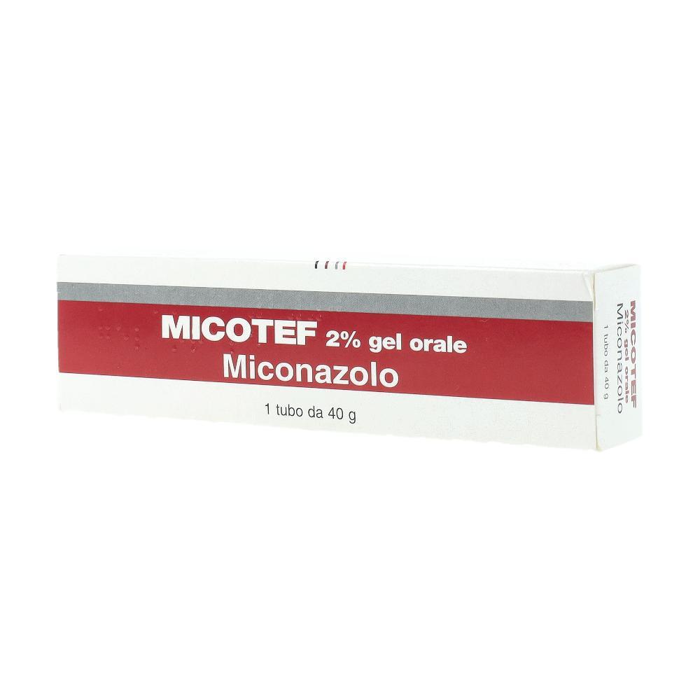 MICOTEF*gel orale 40 g 2%