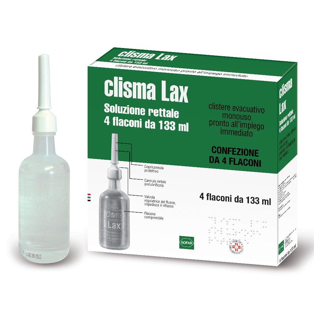 CLISMALAX*4 flaconi 133 ml soluz rett