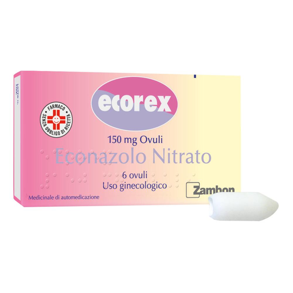 ECOREX*6 ovuli vaginali 150 mg