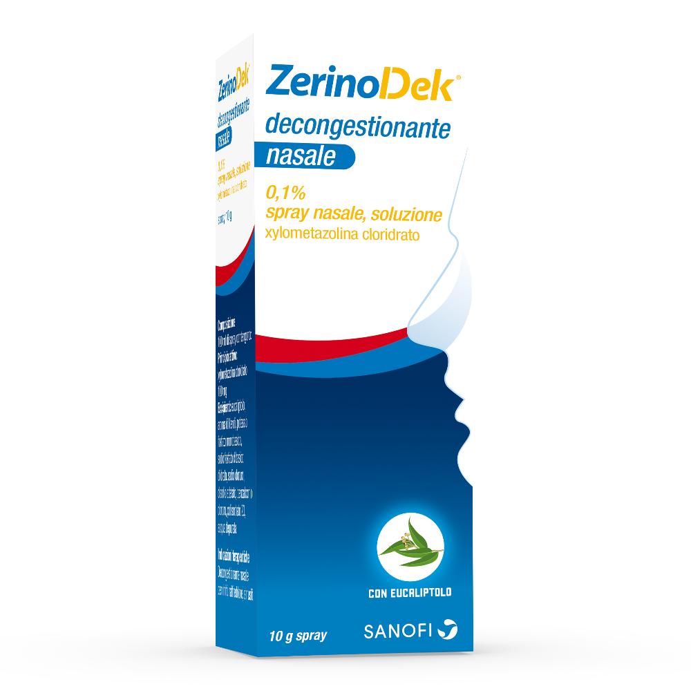 ZERINODEK DECONGESTIONANTE NASALE*spray nasale 10 ml 0,1%
