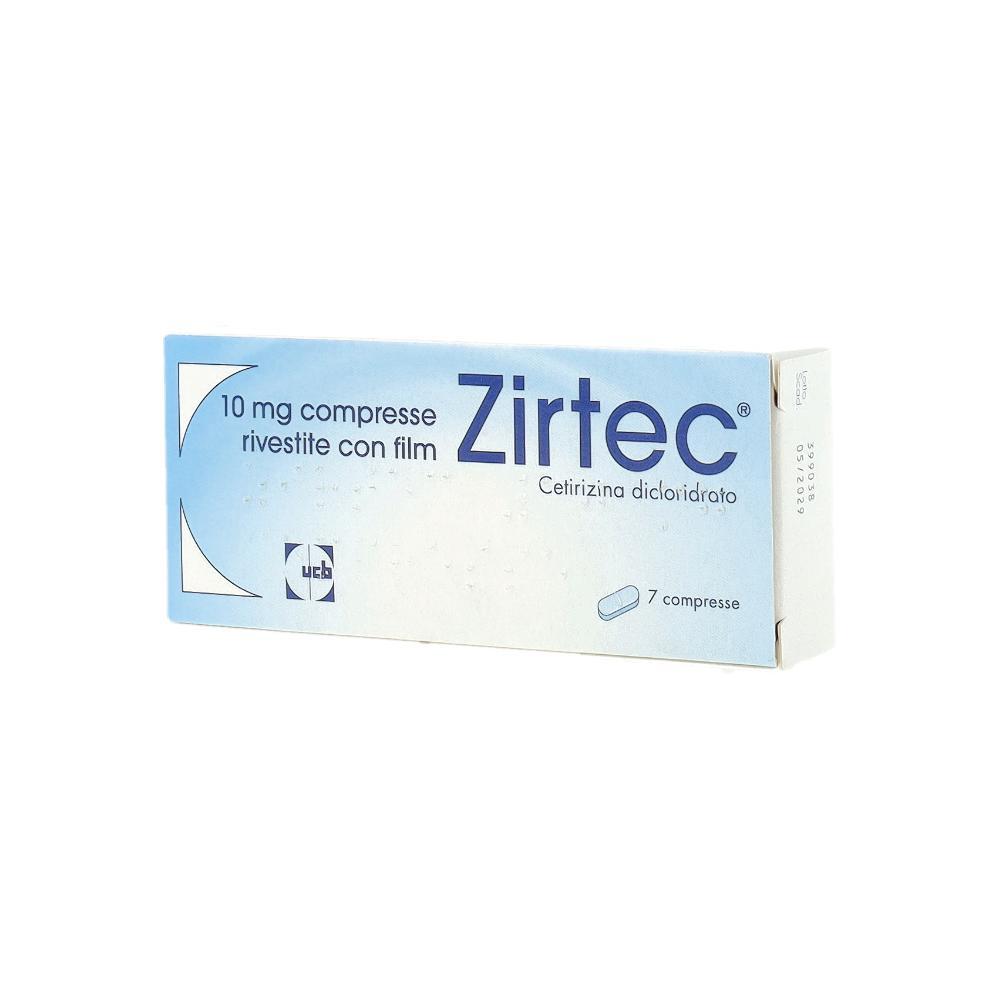 ZIRTEC*7 COMPRESSE riv div 10 mg