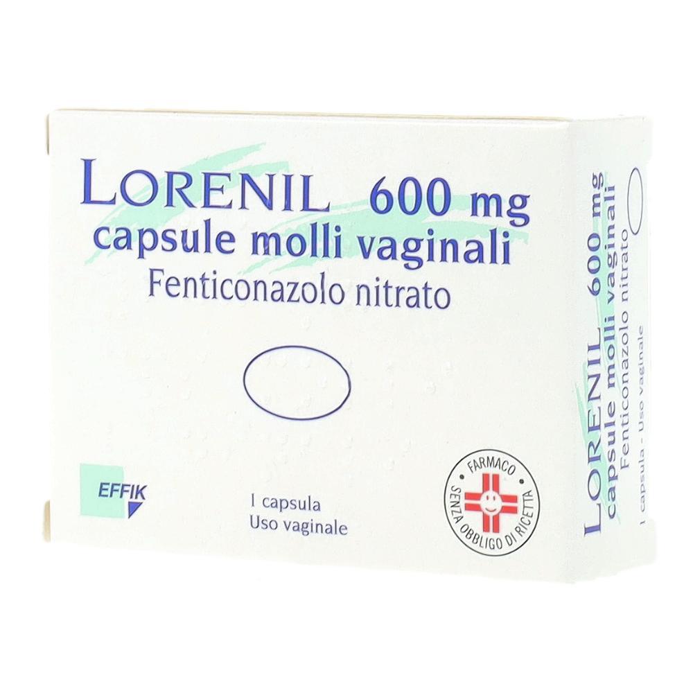 LORENIL*1 cps molli vag 600 mg