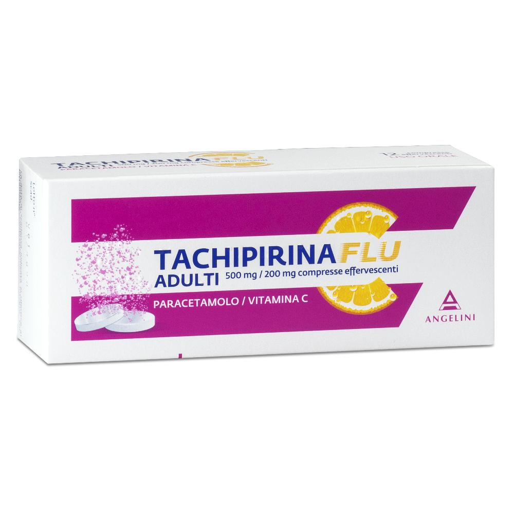 TACHIPIRINAFLU*12 cpr eff 500 mg + 200 mg