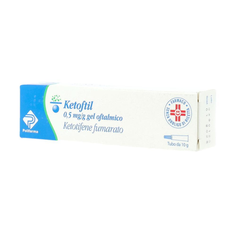 KETOFTIL*gel oftalmico 10 g 0,5 mg/g