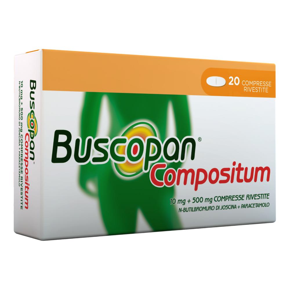 BUSCOPAN COMPOSITUM*20 cpr riv 10 mg + 500 mg