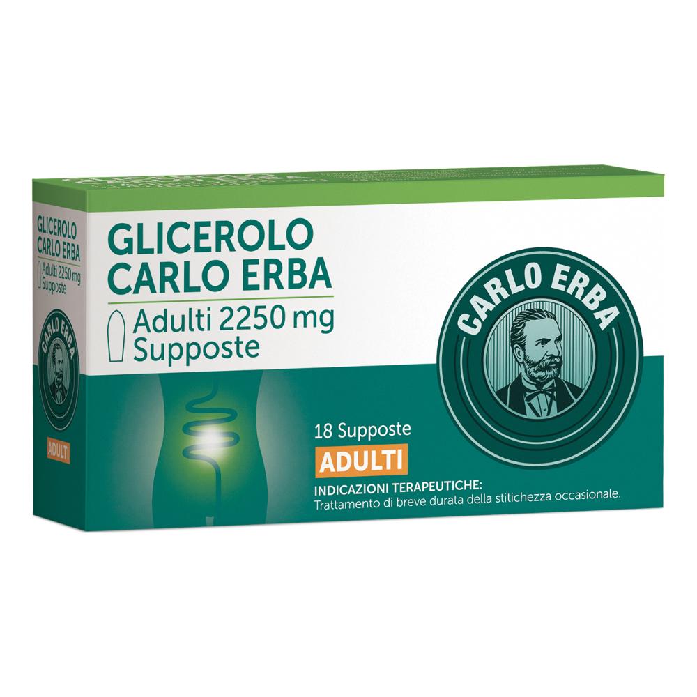 GLICEROLO (CARLO ERBA)*AD 18 supp 2.250 mg