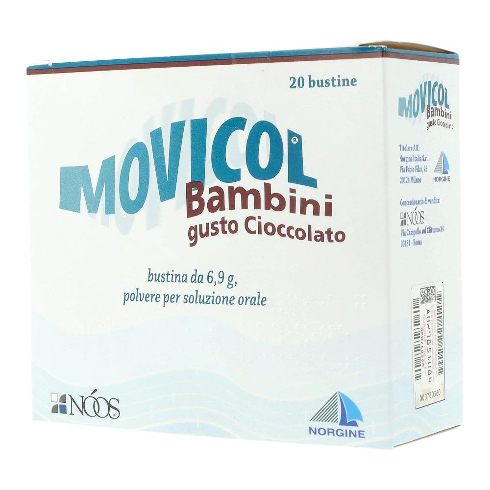 MOVICOL*BB 20 bust polv orale 6,9 g cioccolato