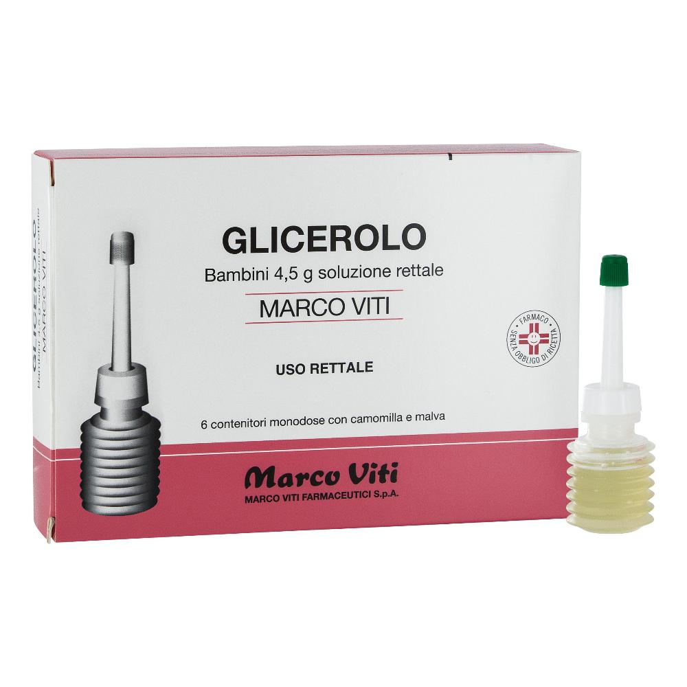GLICEROLO (MARCO VITI)*BB 6 contenitori monodose 4,5 g soluzrett con camomilla e malva