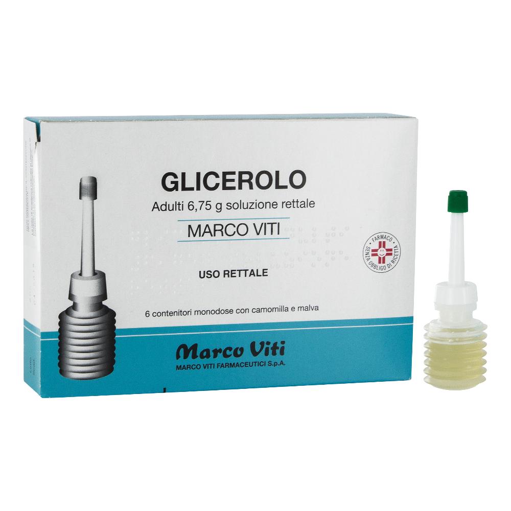GLICEROLO (MARCO VITI)*AD 6 contenitori monodose 6,75 g soluz rett con camomilla e malva
