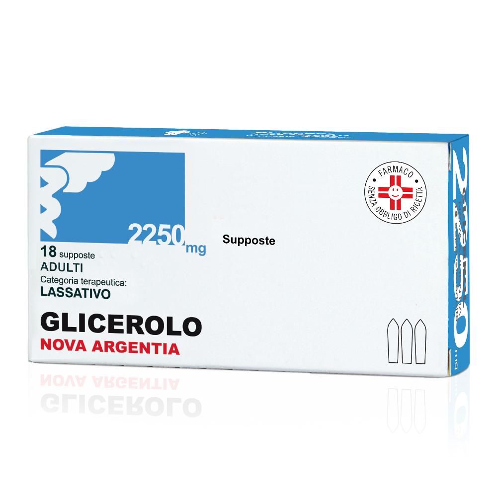 GLICEROLO (NOVA ARGENTIA)*AD 18 supp 2.250 mg