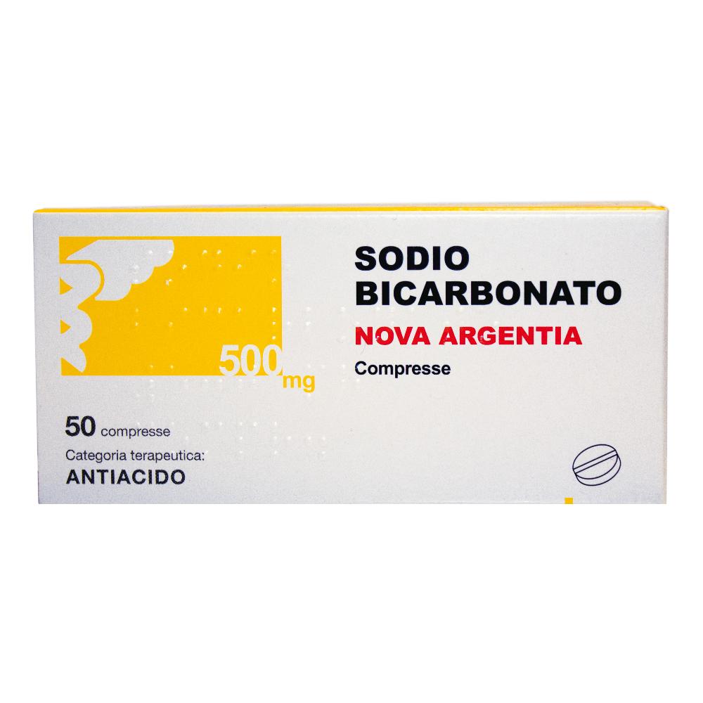 SODIO BICARBONATO (NOVA ARGENTIA)*50 cpr 500 mg