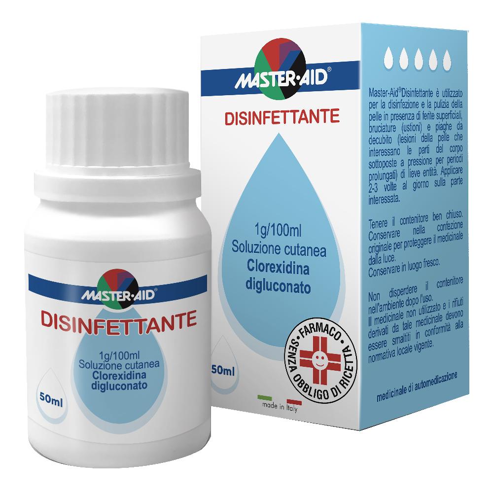 MASTER AID DISINFETTANTE*soluz cutanea 1 g/100 ml 50 ml