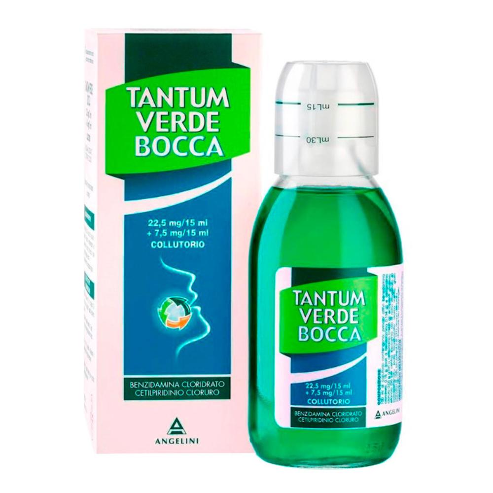 TANTUM VERDE BOCCA*collutorio 240 ml 22,5 mg/15 ml + 7,5 mg/15 ml