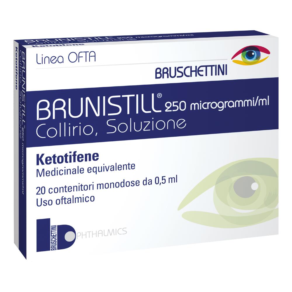 BRUNISTILL*20 flaconcini collirio 0,5 ml 0,025%