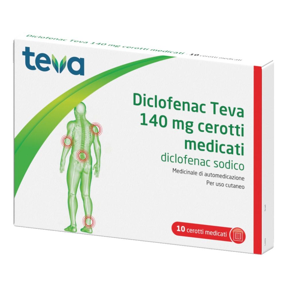 DICLOFENAC (TEVA)*10 cerotti medicati 140 mg