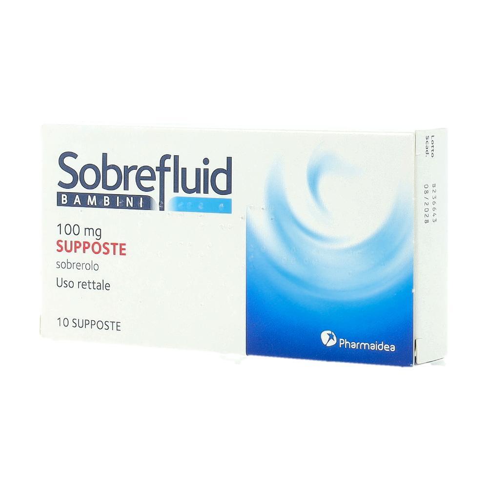 SOBREFLUID*BAMBINI 10 supp 100 mg