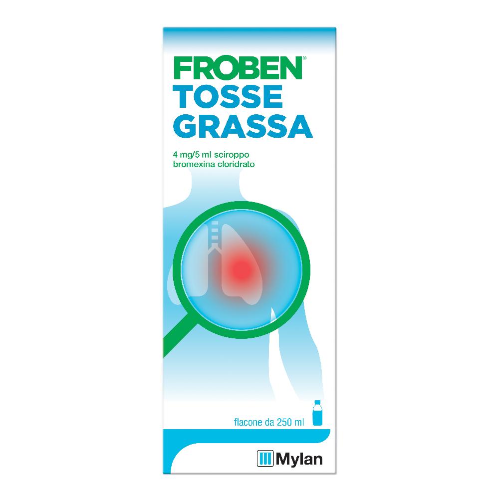 FROBEN TOSSE GRASSA*sciroppo 250 ml 4 mg/5 ml