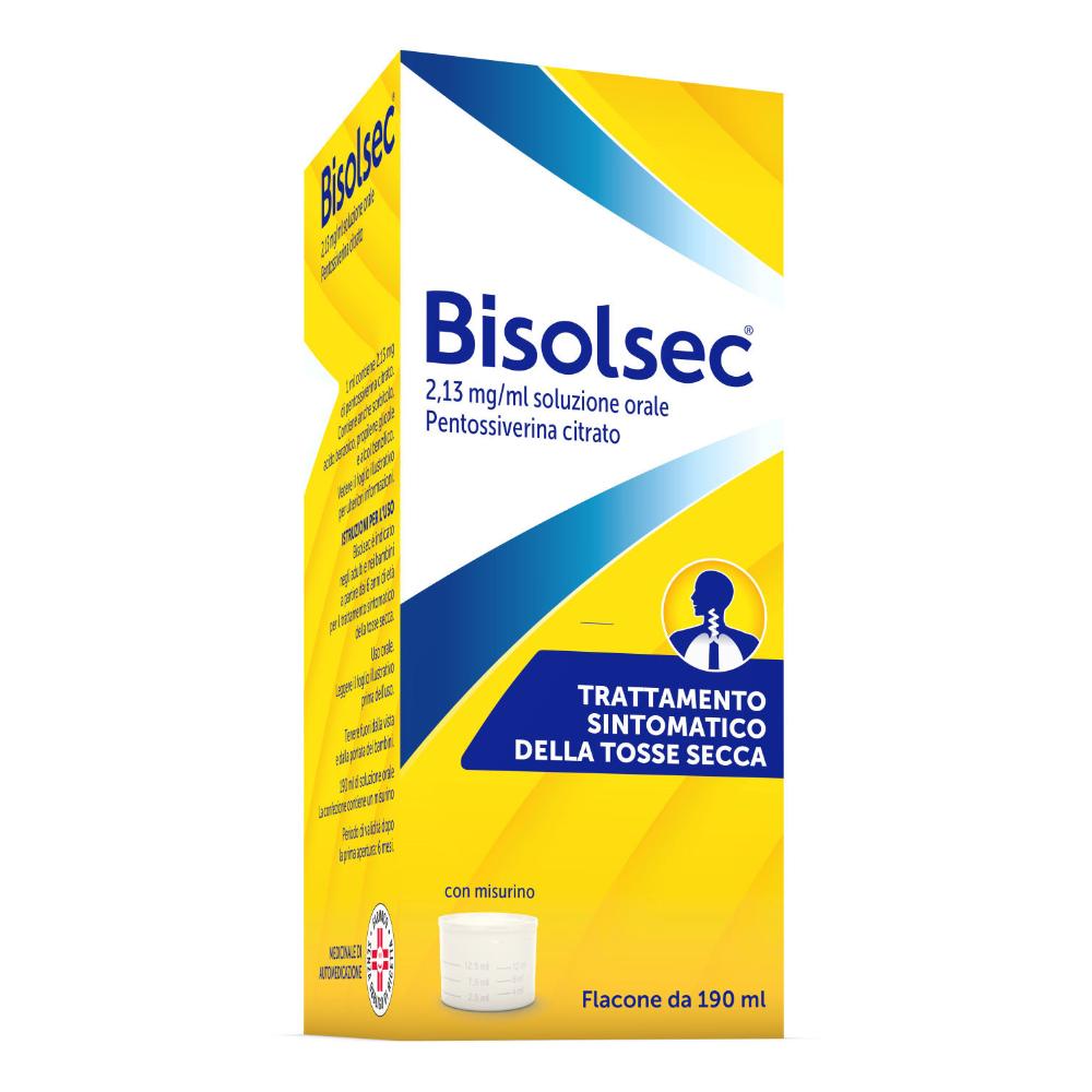 BISOLSEC*orale soluz 190 ml 2,13 mg/ml flacone